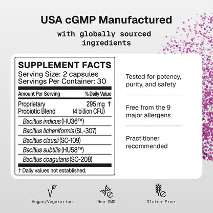 Microbiome Labs MegaSporeBiotic Daily Probiotic for Women + Men